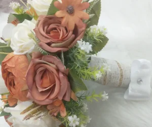 Buquê terra cota artificial 😍😍uma linda opção para seu casamento (1)