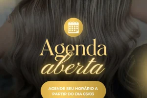 Nossa agenda esta aberta! Os atendimentos começam no dia 03-03. Durante a inauguração tem desco