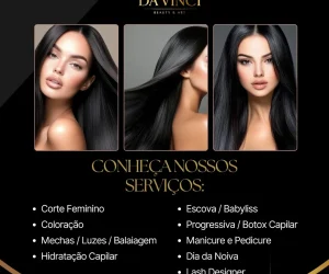 Olha aí nossa listagem de procedimentos que serão realizados aqui no Studio. Agende seu horário